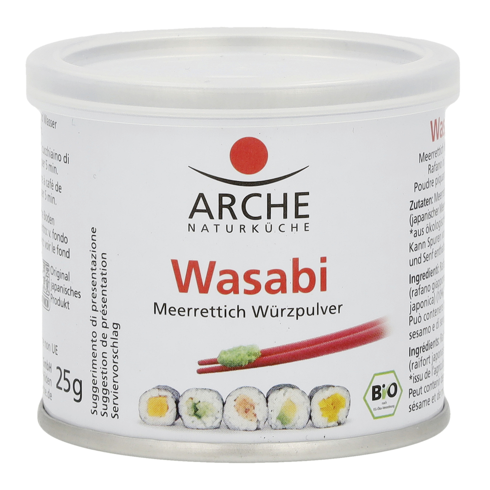 Arche Bio Meerrettich Würzpulver mit Wasabi 25g