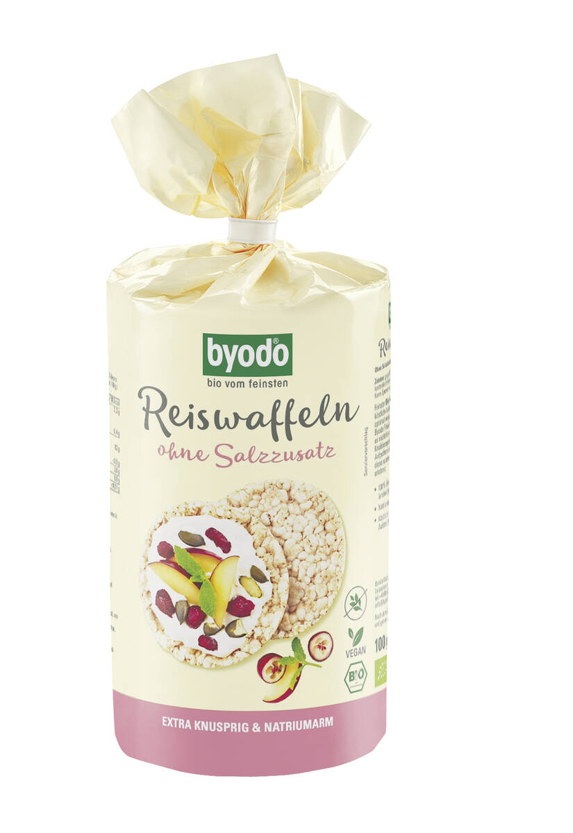 Byodo Bio Reiswaffeln ohne Salzzusatz 100g
