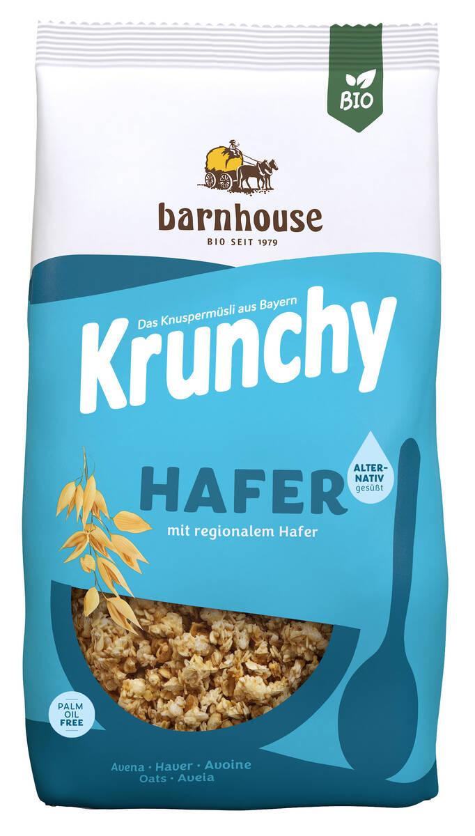 Barnhouse Krunchy Hafer alternativ gesüßt