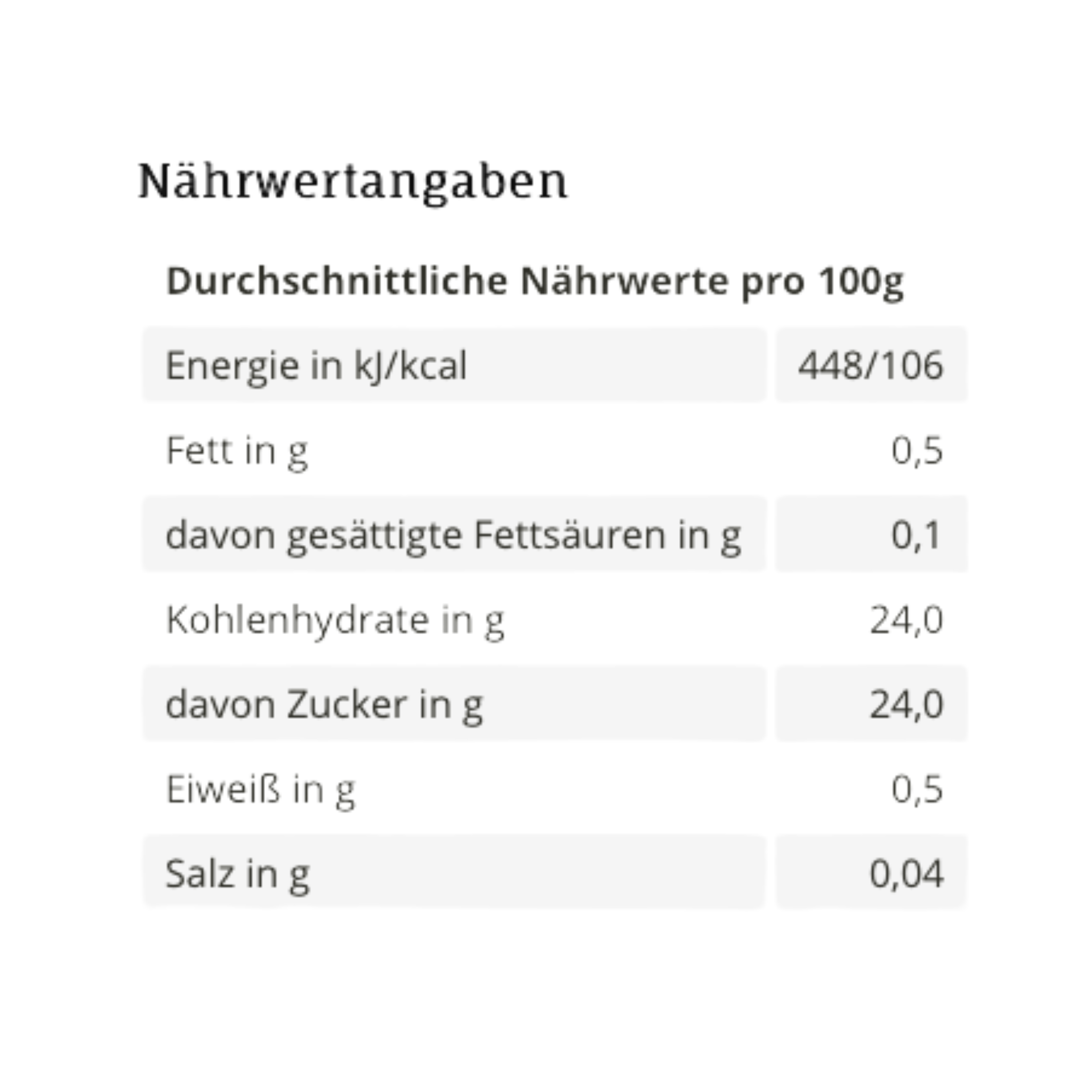 Fraise FruchtGarten, 225 g