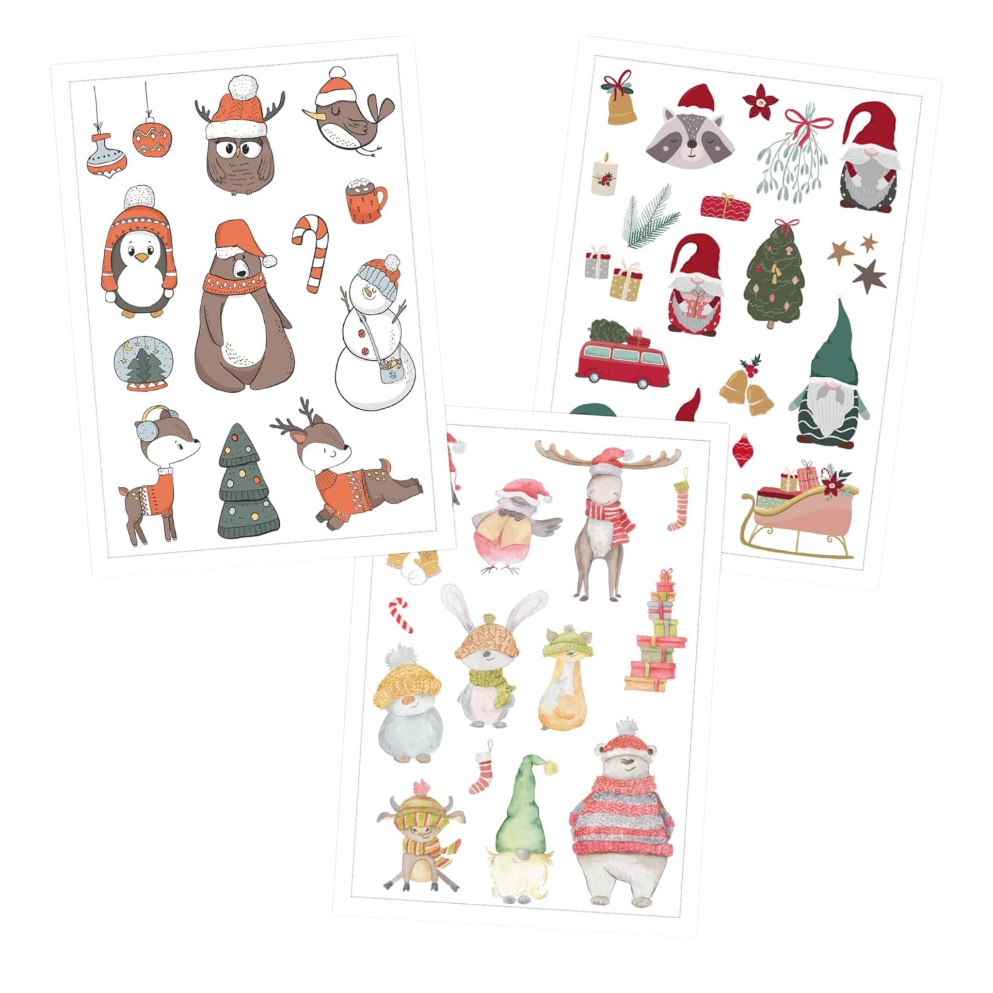 Tattoos Weihnachtsfreu(n)de 1x Display mit 18 Stück