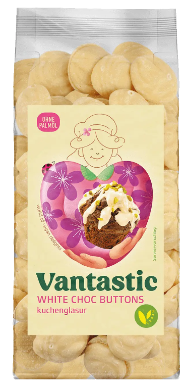 Vantastic White Choc Buttons Kuchenglasur 500g