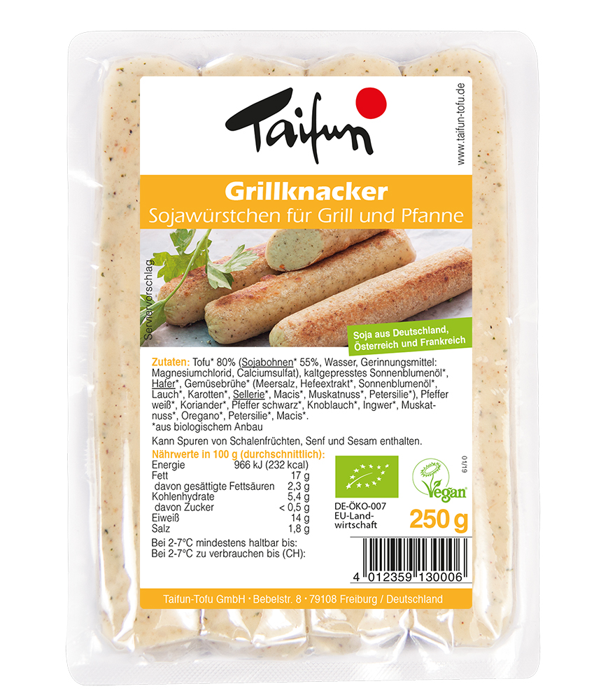 Taifun Tofu Grill-Knacker