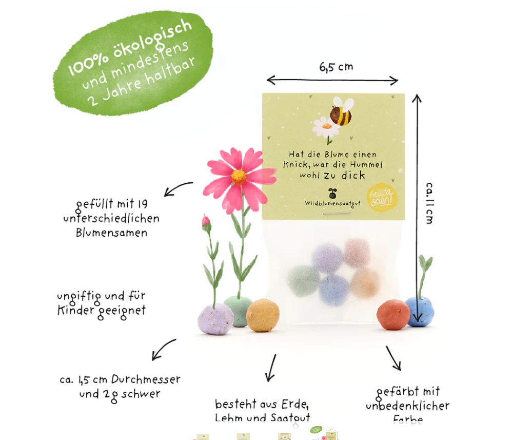 Stadtgärtner Bombe di fiori "Se il fiore si piega, il bombo è un po' troppo cicciotto"