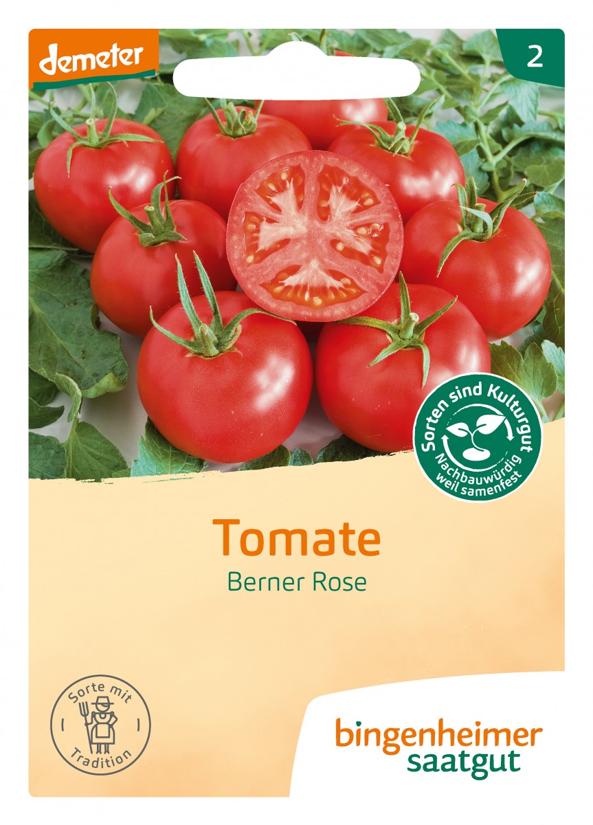Bingenheimer Saatgut Fleischtomate Berner Rose