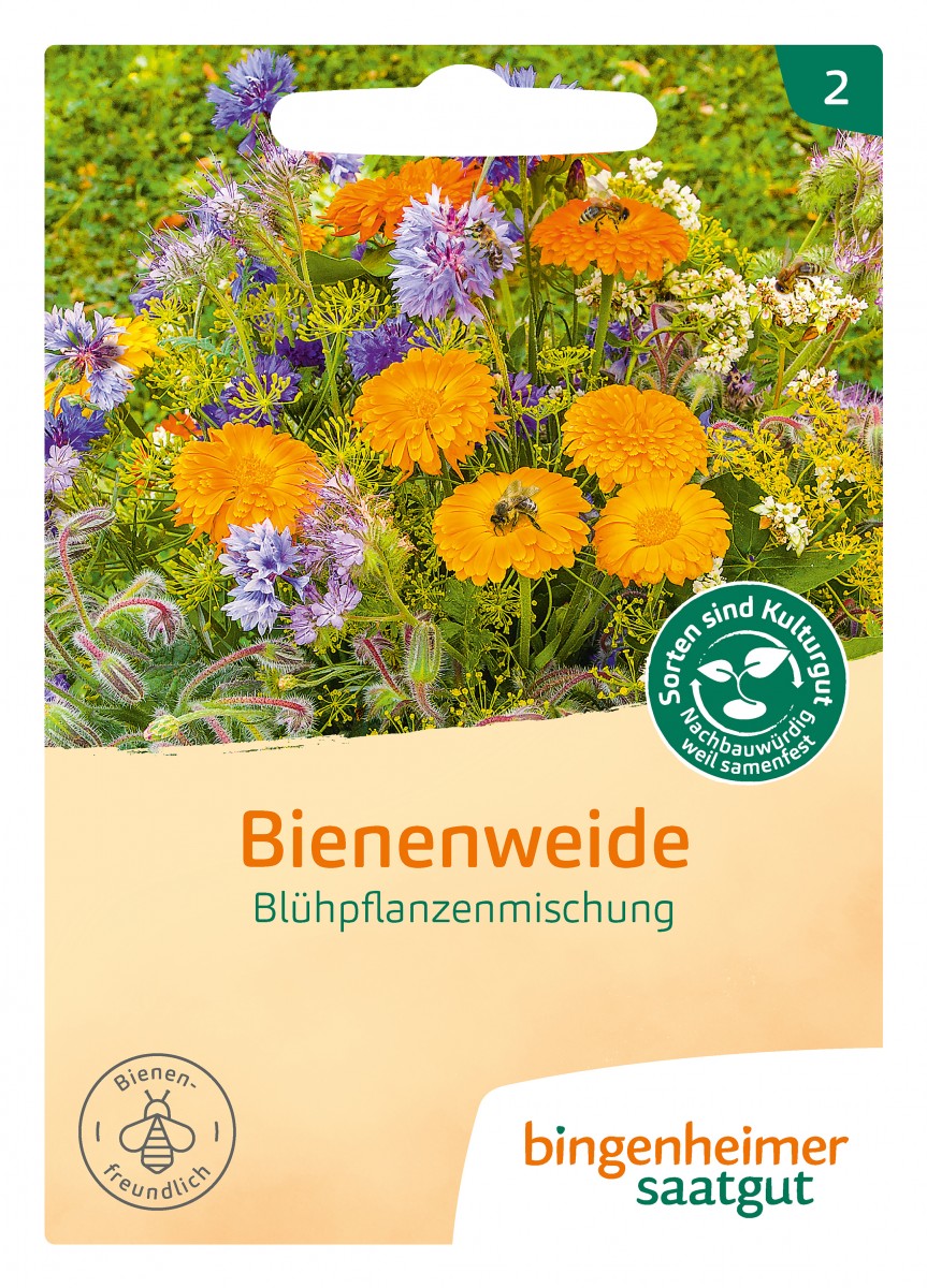Bingenheimer Saatgut Blumenmischung Bienenweide