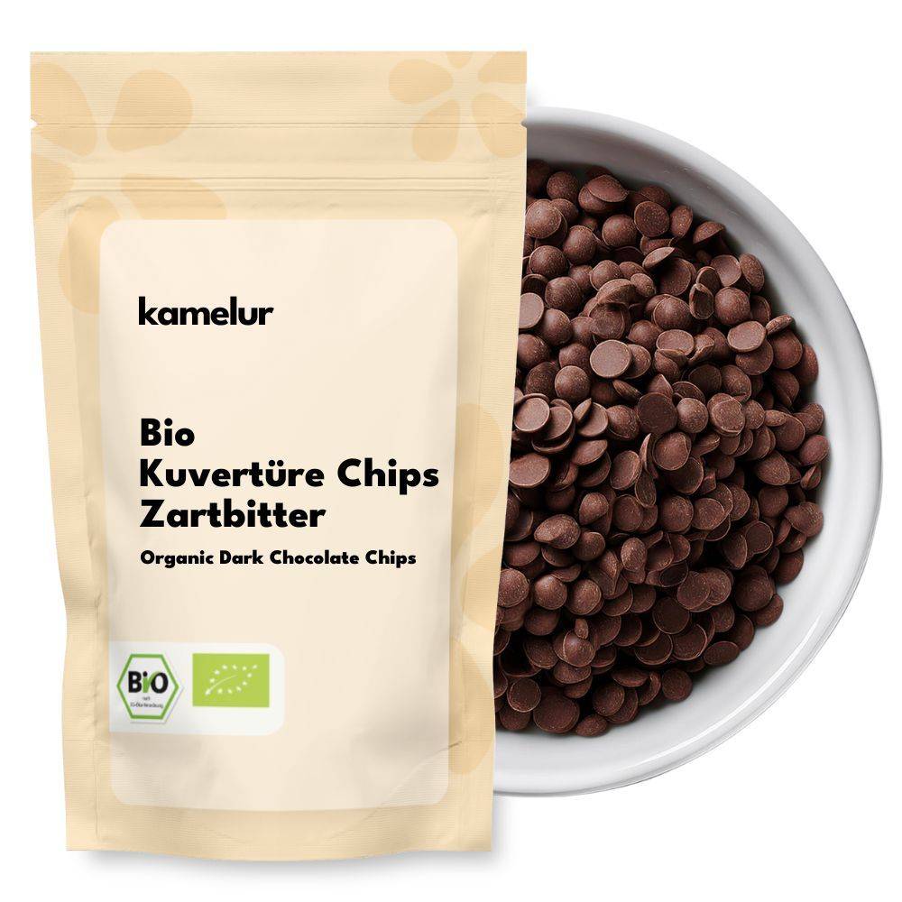 Enrobage chocolat bio, pépites de chocolat noir 1kg