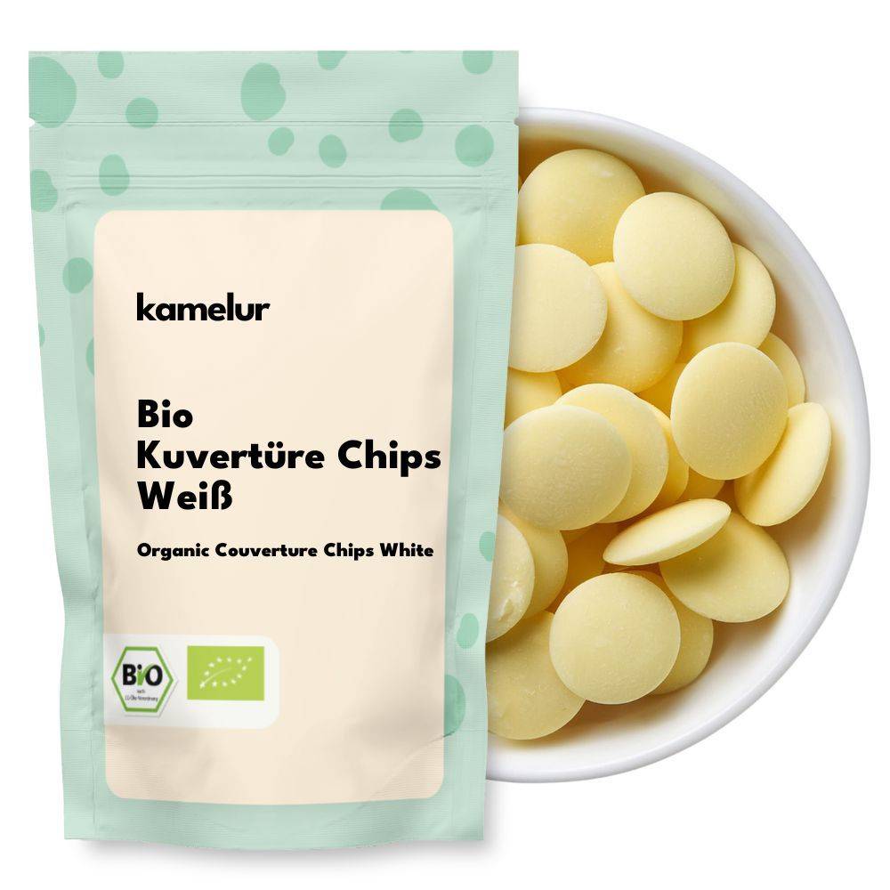 Enrobage chocolat bio, pépites blanches 1kg