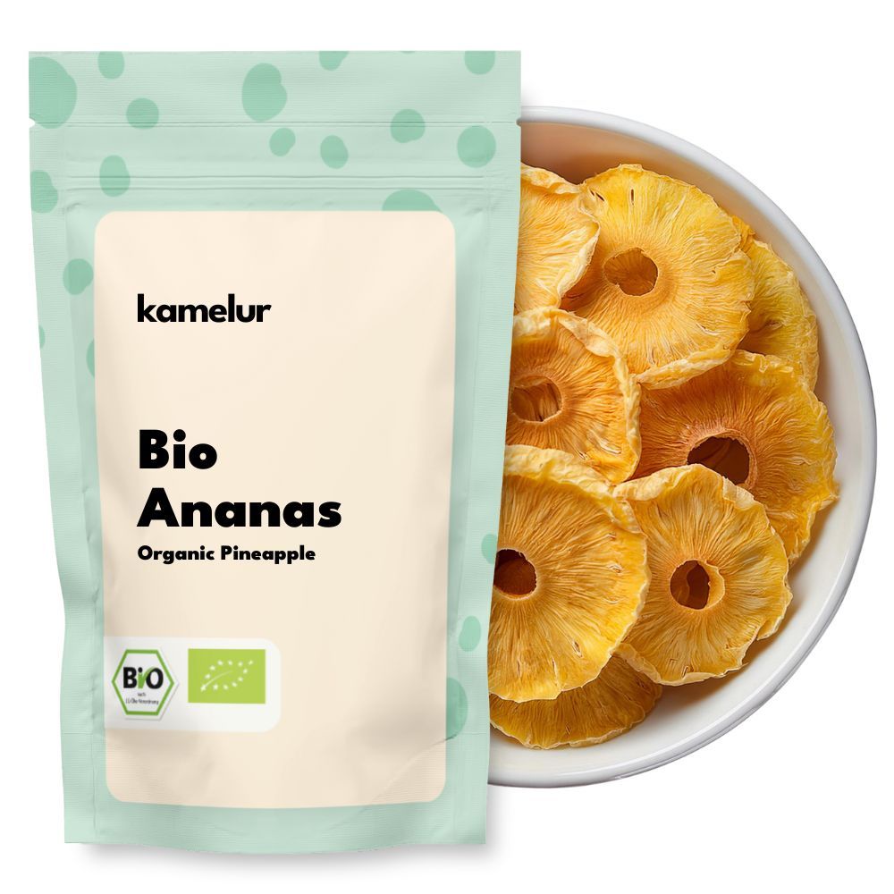 Ananas bio, anneaux entiers