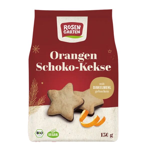 Rosengarten Orangen Schoko Kekse 150g
