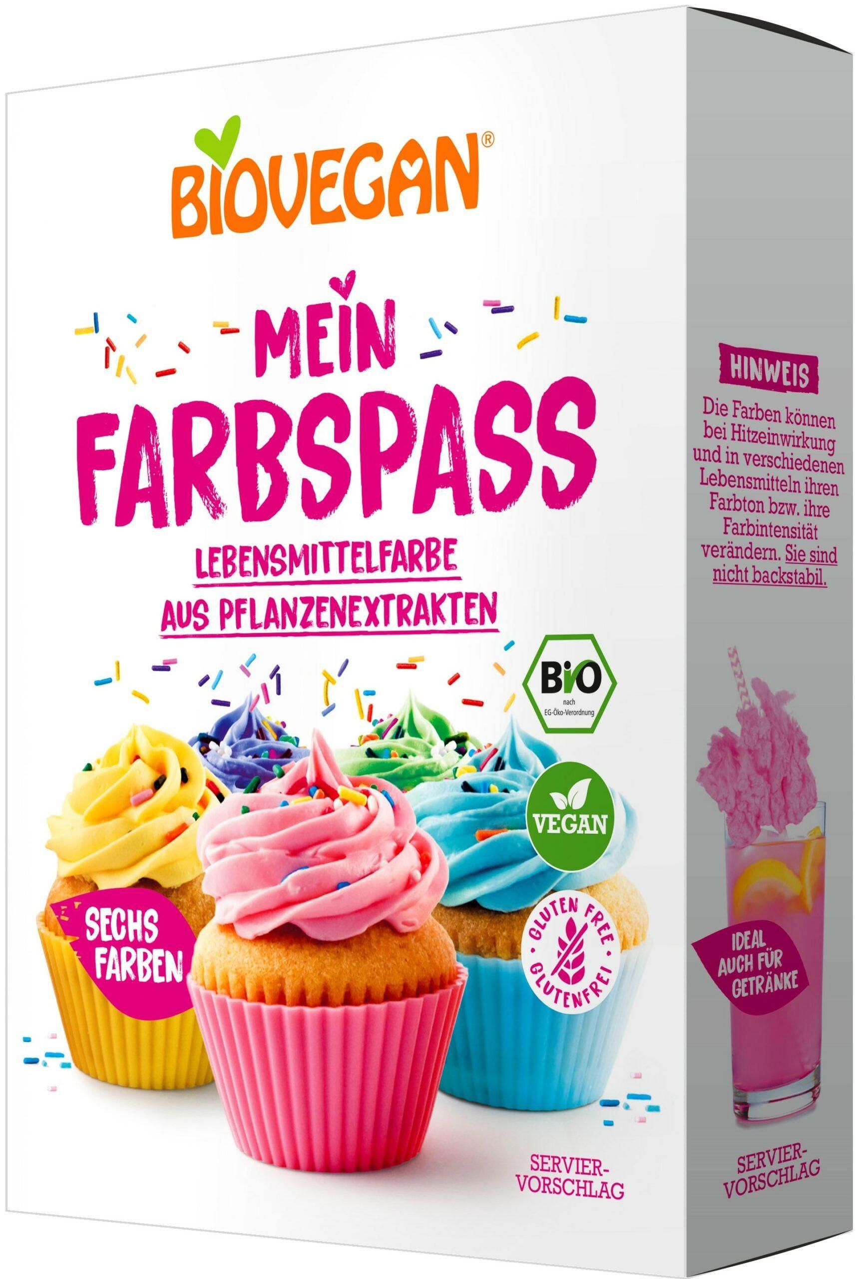 BIOVEGAN Colorante Alimentare Bio Il Mio Divertimento di Colori