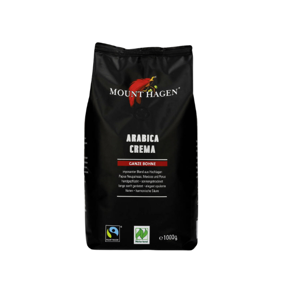 Café torréfié bio Crema Arabica grain entier