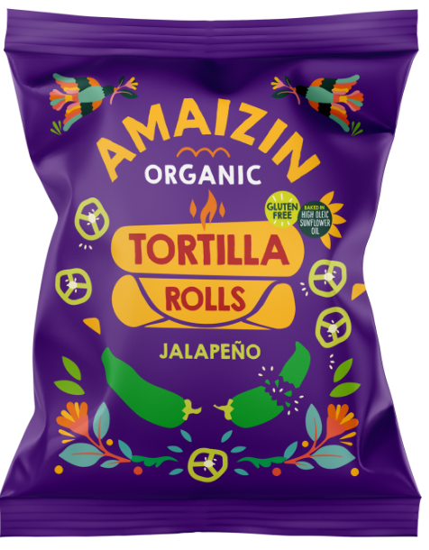 Rouleaux de jalapeño bio Amaizin 14x100g