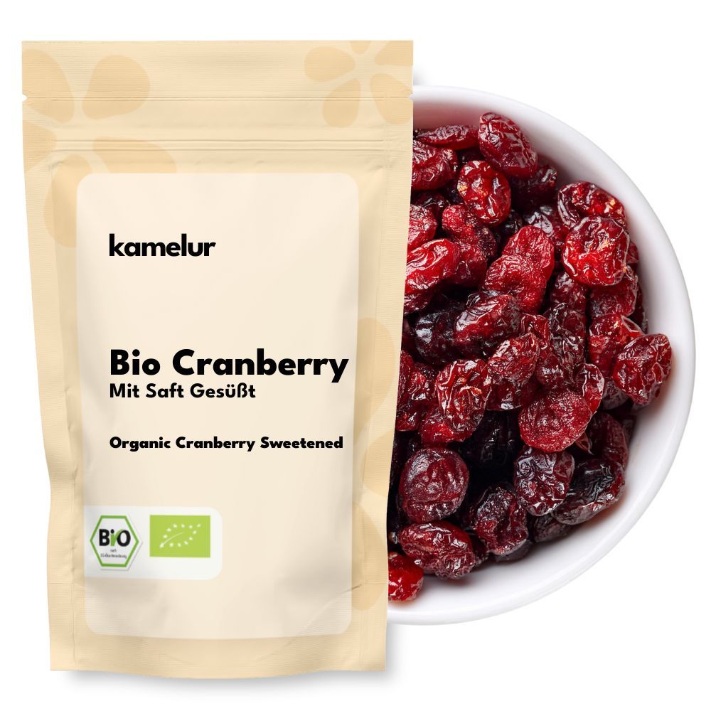 Canneberge bio sucrée au jus 1kg