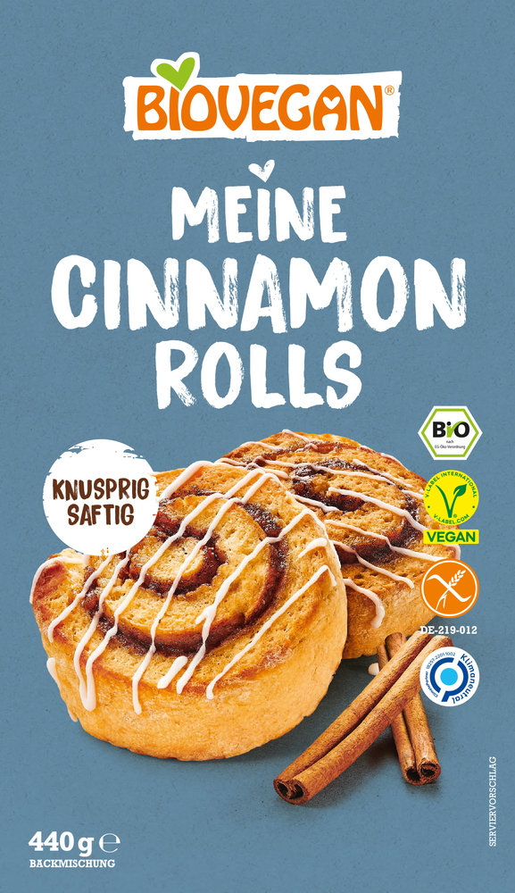 BIOVEGAN Meine Cinnamon Rolls 440g