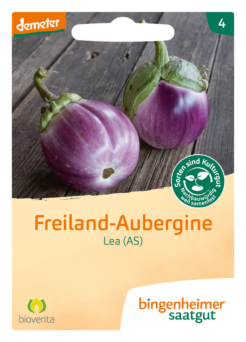 Bingenheimer Saatgut Aubergine Lea