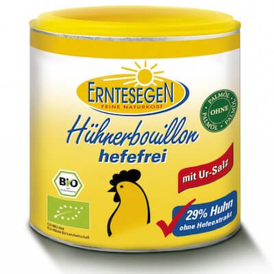 Bouillon de poule bio sans levure, 120g