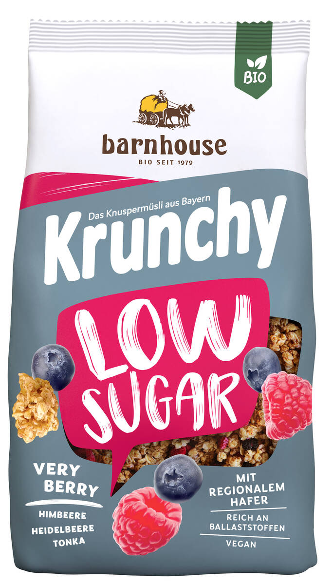Barnhouse Bio Krunchy Low Sugar Very Berry