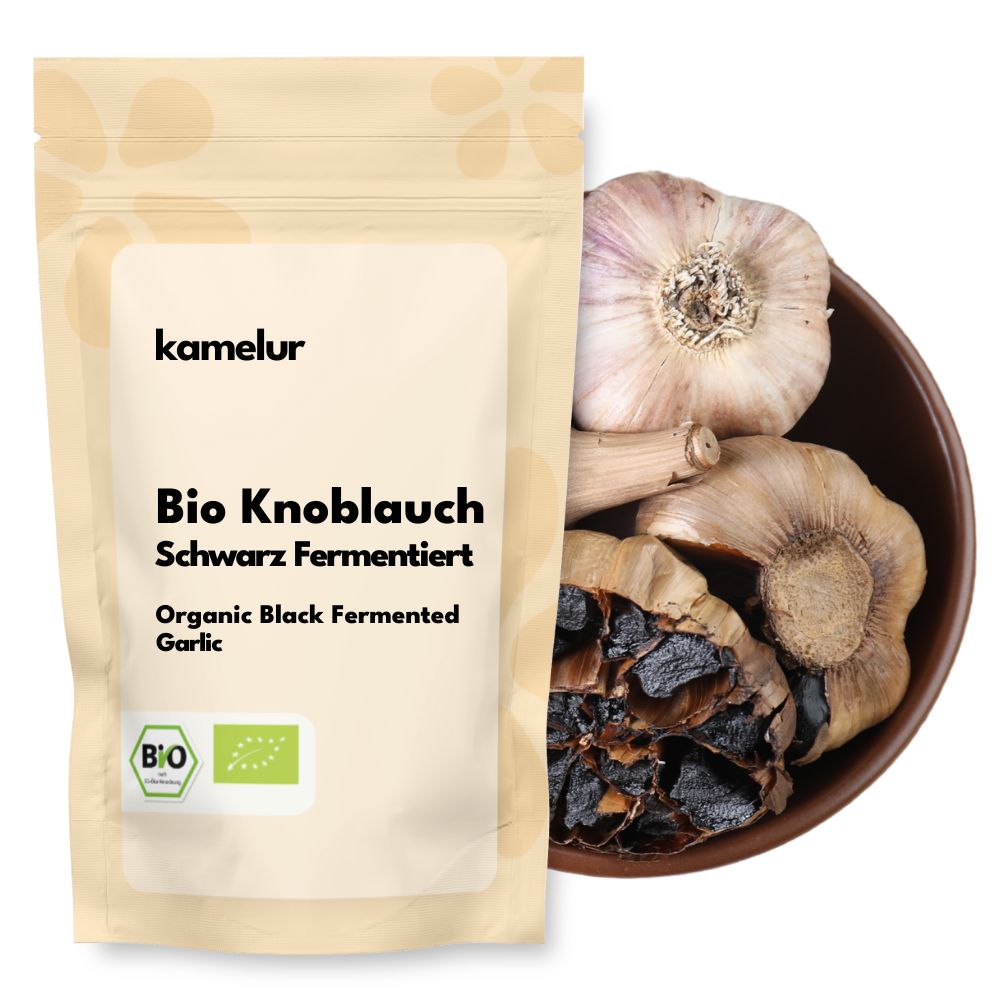 Ail bio entier, noir & fermenté