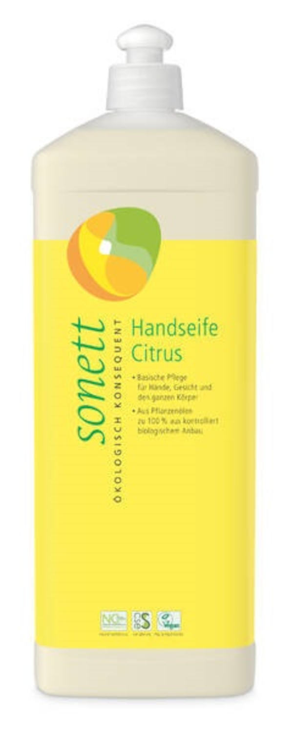 savon pour les mains Sonett aux agrumes, 6 x 1 l