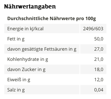 Purée d'amande & noix de coco avec dattes