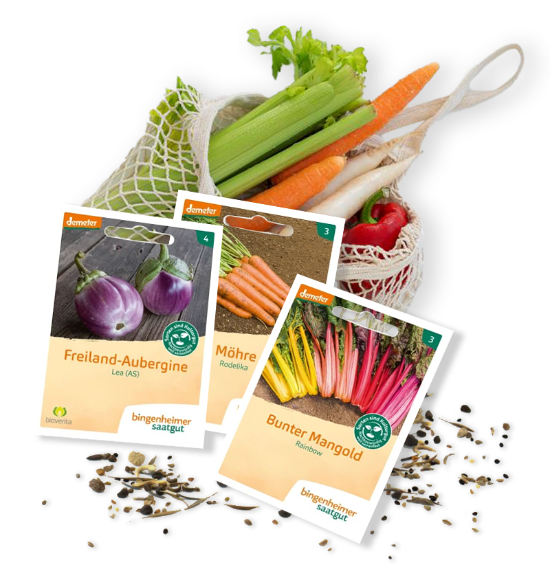 Seminare. Stupirsi. Raccogliere. Sementi Bingenheimer.