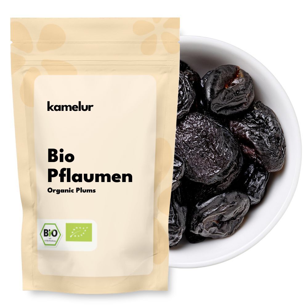 Prunes bio, dénoyautées