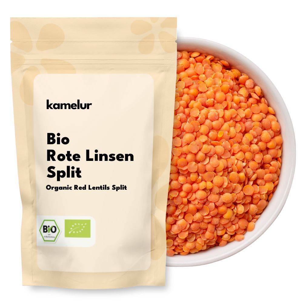 Lentilles rouges cassées bio 25 kg