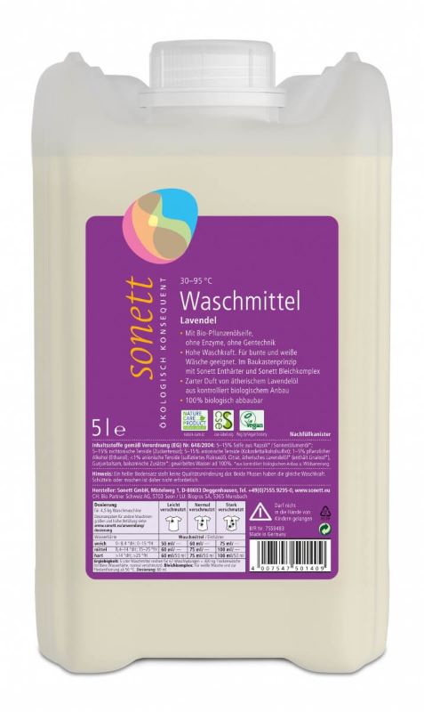 sonett lessive lavande, 5l