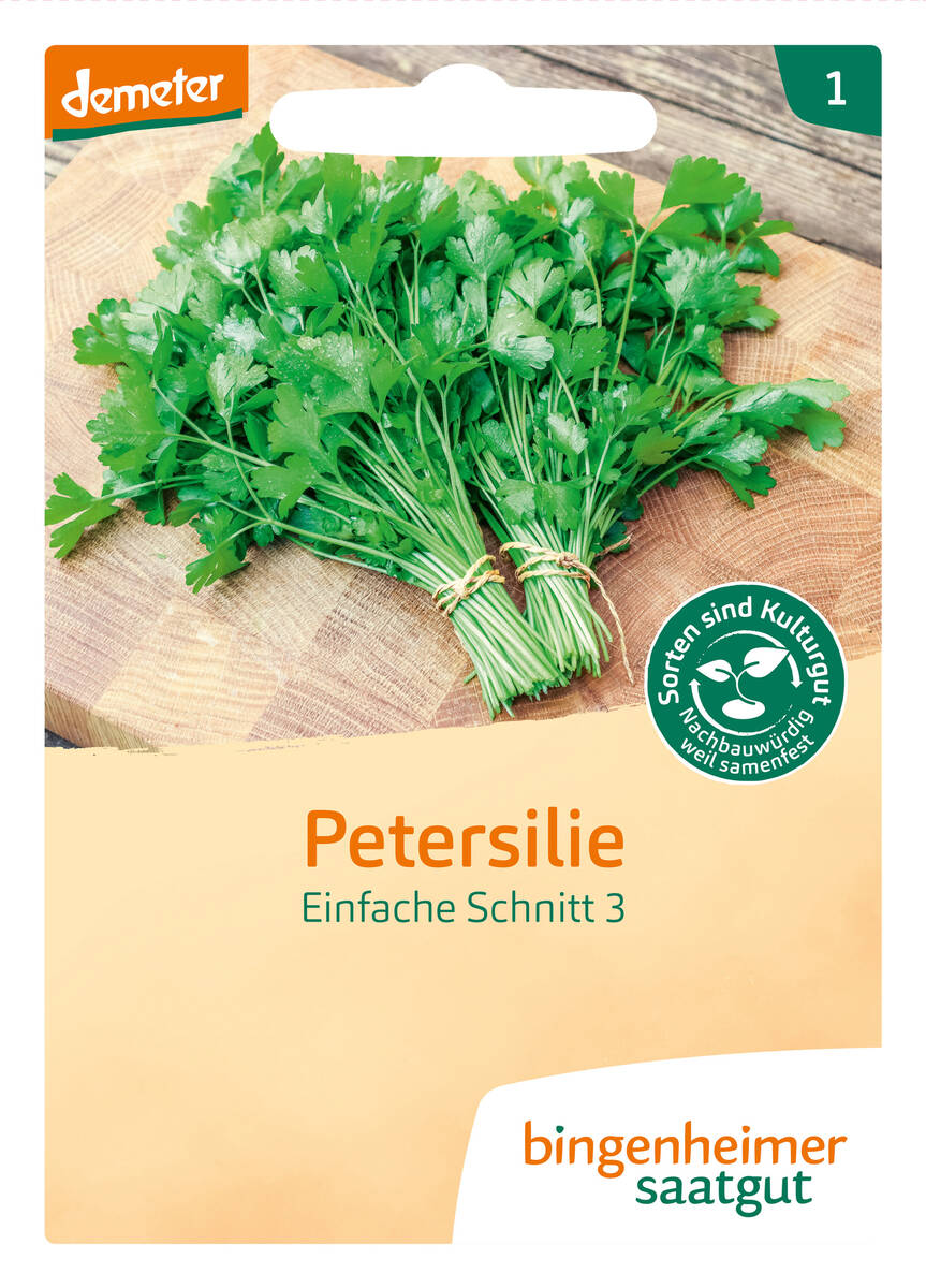 Bingenheimer Saatgut Glatte Petersilie