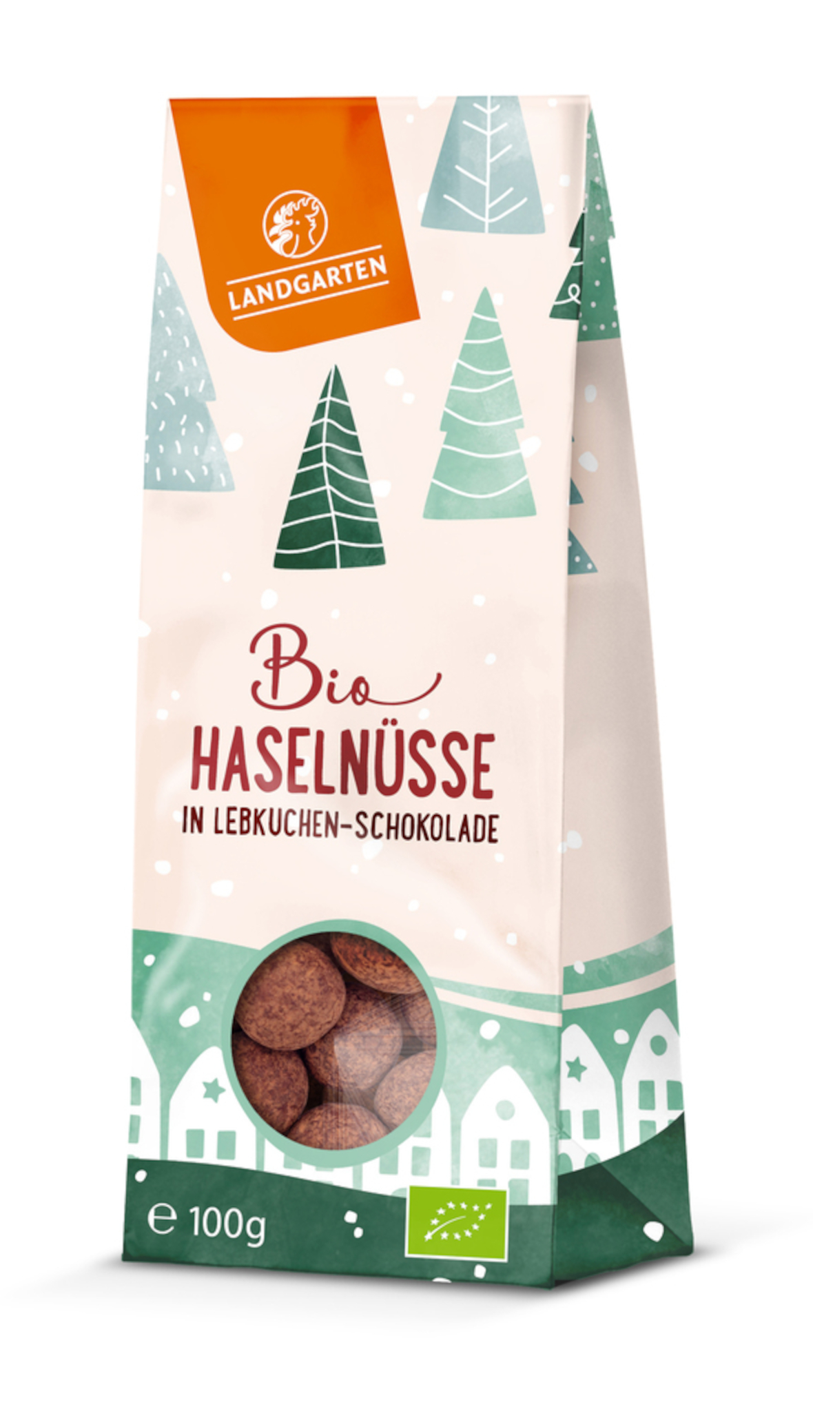 Landgarten Nocciole Bio al Cioccolato e Pan di Spezie