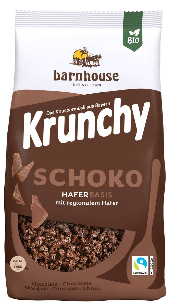 Chocolat Krunchy Barnhouse 375 g