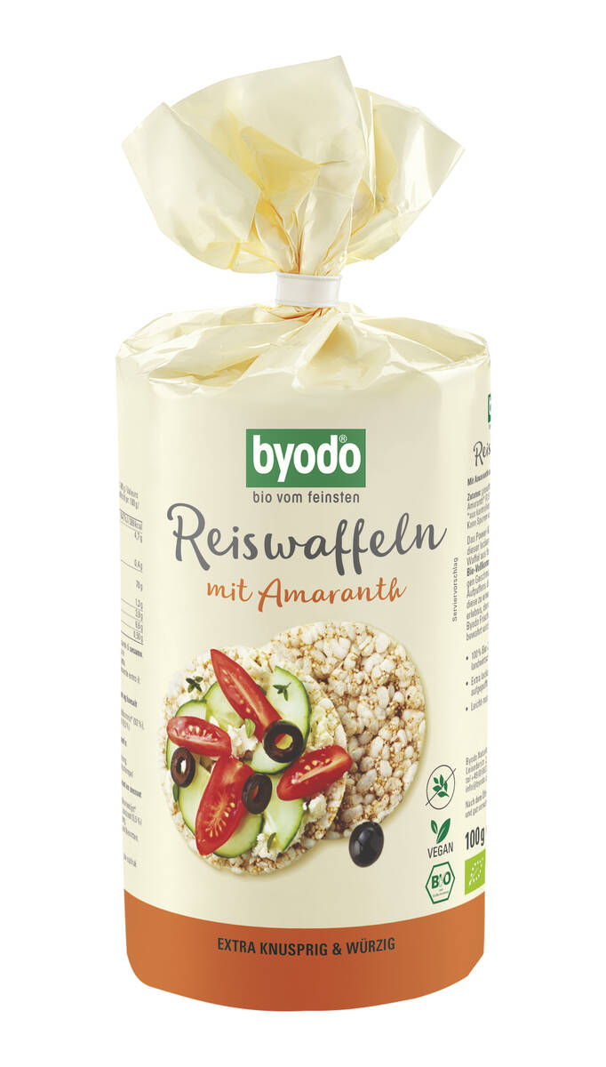 Byodo Bio Reiswaffeln mit Amaranth 100g