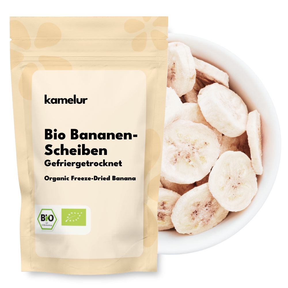 Fraises bio, lyophilisées, en tranches